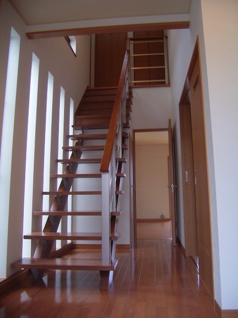 －京口の家・階段ホール－